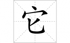 它的笔顺笔画怎么写-解读汉字它的笔画、拼音及成语组词