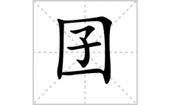 囝的笔顺笔画怎么写-解读汉字囝的笔画、拼音及成语组词