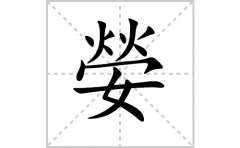 嫈的笔顺笔画怎么写-解读汉字嫈的笔画、拼音及成语组词