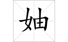 妯的笔顺笔画怎么写-解读汉字妯的笔画、拼音及成语组词